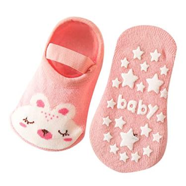 Imagem de Sapatos quentes de inverno para bebês em formato de desenho animado, sapatos de bebê com sola macia para bebês, E, 0-6 meses
