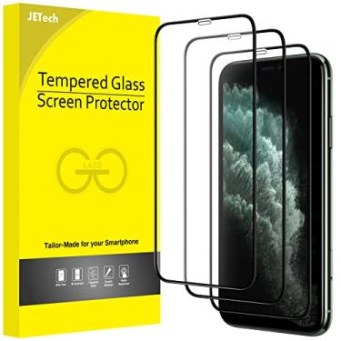 Imagem de JETech Película de Vidro Temperado de Cobertura Total para iPhone 11 Pro/iPhone X/iPhone XS 5,8 Polegadas, Lente de Protetor de Tela Compatível com Estojo 9H, HD Transparente, Pacote com 3