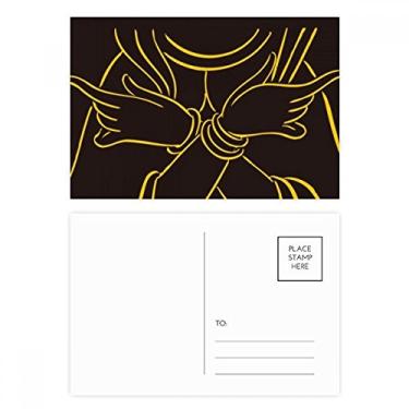 Imagem de Culture Religion Conjunto de cartão postal de aniversário com estampa de busto