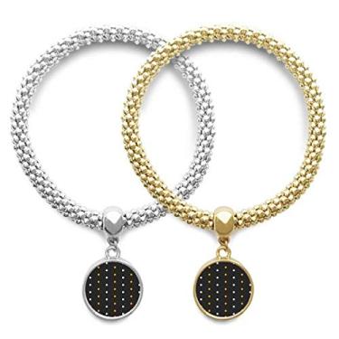 Imagem de DIYthinker Dot Happy Fear Pulseira para amante do Dia das Bruxas, pingente, joia para presente de casal