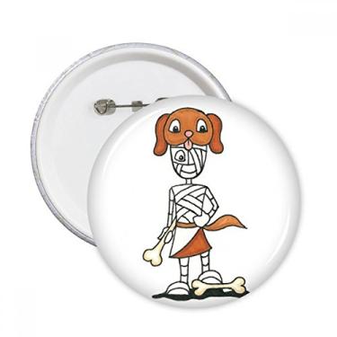 Imagem de Egypt Mummy Horus chapéu de cachorro pinos redondos emblema decoração de roupas 5 peças presente