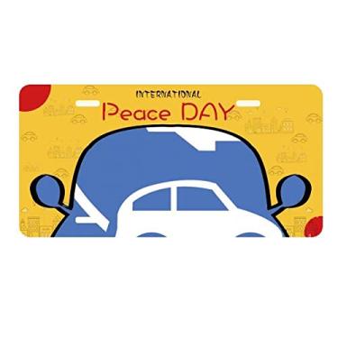 Imagem de DIYthinker Placa de carro Plug Energy para proteger o meio ambiente para decoração de carro Dia da Paz