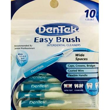 Imagem de DENTEK INTERDENTAL EASY WIDE BRUSH ESPAÇOS MAIORES 10 UNID