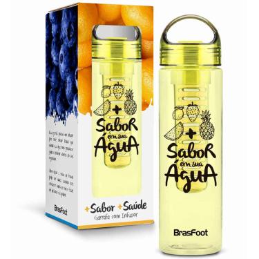 Imagem de Garrafa Infusor de Sabor 700ml Amarela