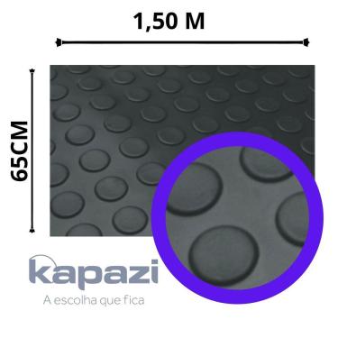 Imagem de Piso Laminado Emborrachado Moeda 65cmx150cm KAPAZI