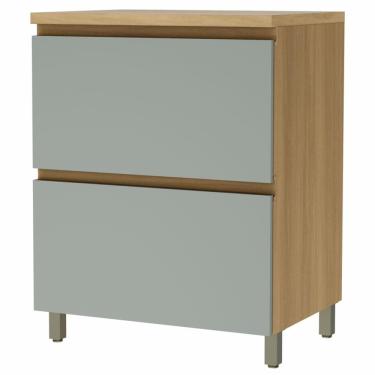 Imagem de Balcão Nesher Rainha em MDF 15mm com 1 Porta, 1 Gaveta e 1 Prateleira - 70cm de largura 