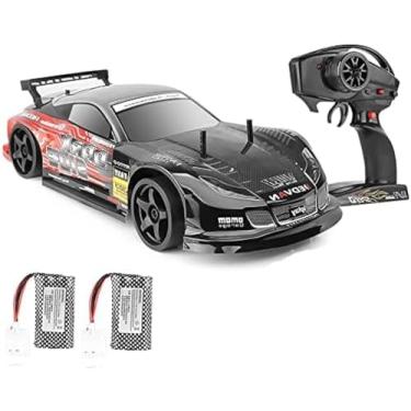 Imagem de Carros de corrida RC Drift, 1/10 4WD 2.4G Controle remoto 70 km/h Veículo de corrida de alta velocidade com 4 pneus sobressalentes, brinquedos de hobby para meninos, crianças e adultos, B