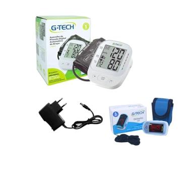 Imagem de Kit Aparelho De Pressão Braço Eletrico 110/220v + Oximetro