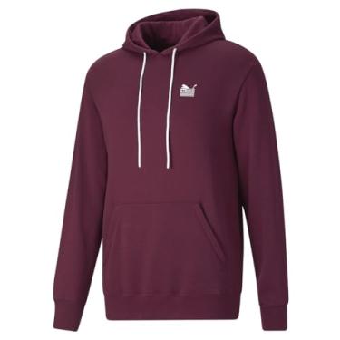 Imagem de PUMA - Moletom masculino Every Day Hussle, cor vinho, tamanho: PP