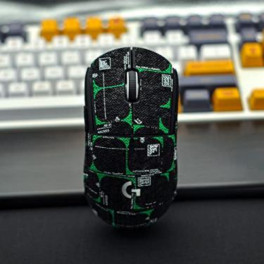 Imagem de Hokeyio Fita de aderência para mouse cobertura total para Logitech G Pro X Superlight sem mouse Dos Full Noctilucent