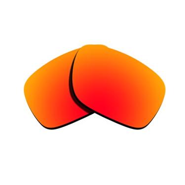 Imagem de Lentes de substituição para Oakley Holbrook Metal OO4123 - Cores (revestimento espelhado laranja vermelho)