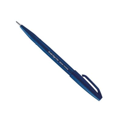 Imagem de Caneta Pincel Brush Sign Pen Pentel Azul Bl