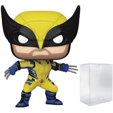 Imagem de POP Marvel: Deadpool & Wolverine Movie - Boneco de vinil Wolverine Funko (incluído com caixa protetora compatível), multicolorido, 9,5 cm