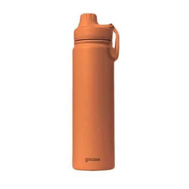 Imagem de Gocase Garrafa Fresh Térmica Para Água em Aço Inoxidável, Bebida Quente por até 12hrs ou Fria por até 24hrs - 650ml (Laranja)