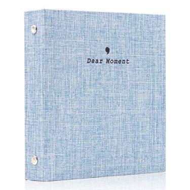 Imagem de Ablus Mini álbum de fotos com 100 bolsos – Serve para Fujifilm Instax Mini 9 Mini 8 Mini 90 Mini 25, Polaroid Snap PIC-300, Kodak Mini filme de 7,6 cm (azul)