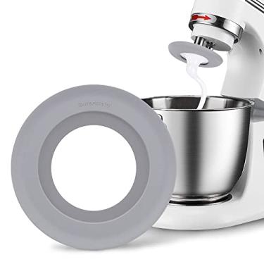 Imagem de Escudo de gancho de massa para batedeira KitchenAid, mantenha a batedeira limpa, serve para todos os ganchos de batedeira KitchenAid de 3,74 pol/95 mm de diâmetro (cinza)