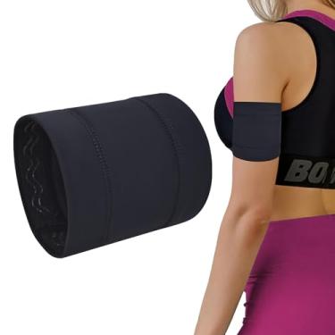 Imagem de Faixa de braço de insulina para diabetes atualizada para Freestyle Libre Omnipod Dexcom sensor cobre fixação de sistemas de monitoramento de insulina pod braçadeira (preta, 2GG (36-39.9 cm))