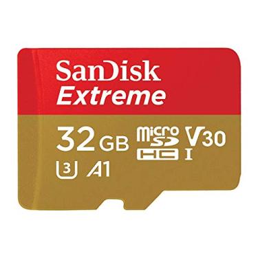 Imagem de SanDisk Cartão microSD UHS-I Extreme de 32 GB para jogos móveis - C10, U3, V30, 4K, A1, Micro SD - SDSQXAF-032G-GN6GN