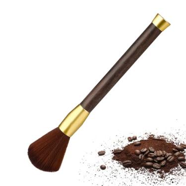 Imagem de Molain Escova de limpeza de café, escova de máquina de café de 16,7 x 1,58 cm, acessórios de café, escova de limpeza para moedor de café e máquina de café expresso com escova vegana