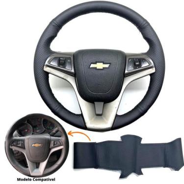 Imagem de Forração Couro Volante Encaixe Chevrolet Sonic Ltz 2012 2013 2014 - Tu