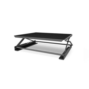 Imagem de Apoio Ergonômico Ajustável Para Pés Resolve 182 Preto 5 alturas Antide