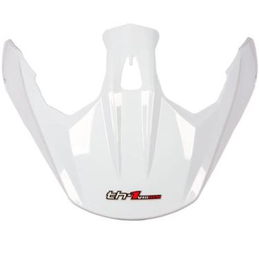 Imagem de Pala Para Capacete Pro Tork Th1 Vision Solid, BRANCO, Único