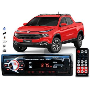 Imagem de Aparelho De Som Mp3 Fiat Toro Bluetooth Pendrive Rádio - OESTESOM