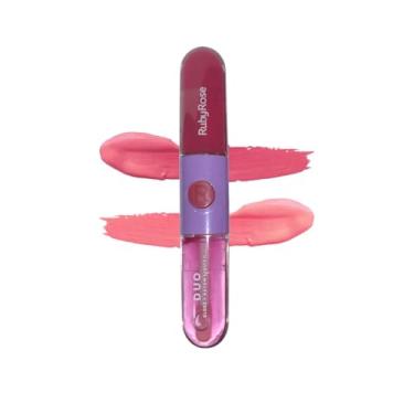 Imagem de Batom Duo 2 em 1 Gloss Labial (HB-F569-11 - Violeta, Único)