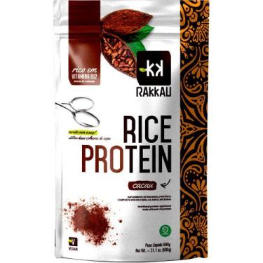 Imagem de Rice Protein Cacau Rakkau 600g - Vegano - Proteína De Arroz