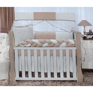 Imagem de Kit Berço Americano Bordado Gotas 9 Peças - Beatriz Baby Enxovais, Beg