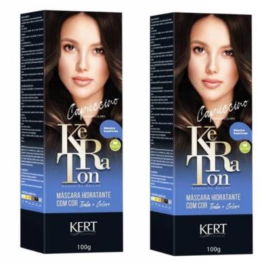 Imagem de Kit 2 Tonalizante Keraton Banho De Brilho Capuccino - Kert