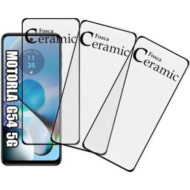 Imagem de Kit 3x Películas de Cerâmica Fosca para Moto G54 5G - HUANG