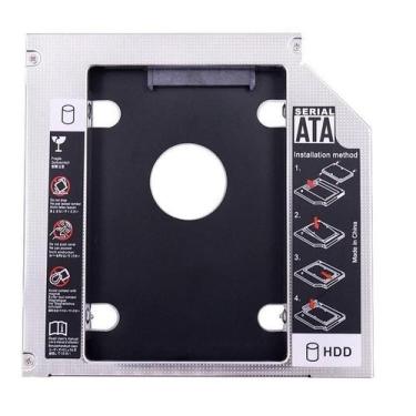Imagem de Adaptador Caddy Hd Ssd 9,5Mm Sata Gaveta Cd Dvd Notebook - Lumi