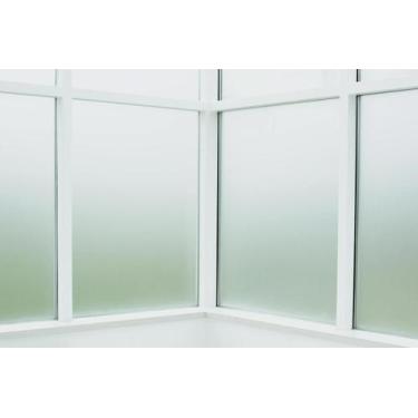 Imagem de Vinil Adesivo Jateado Porta Blindex Box Banheiro Janela Vitrine Pelícu