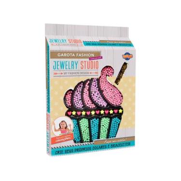 Imagem de Kit de Miçangas Jewelry Studio Garota Fashion - Cupcake Toyng