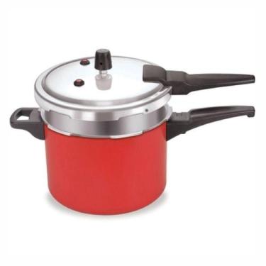 Imagem de Panela De Pressão 6,0 Litros Fechamento Externo Vermelha - Utilidades 