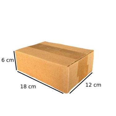 Imagem de kit 50 Caixas de Papelão 18x12x6 para E-commerce sedex pac - Ondapel E