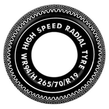 Imagem de Bóia Gold Sports Inflável de Cintura Pneu - 90 cm, Único, Preto, Uniss