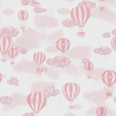 Imagem de Papel de Parede Infantil Sonhos Bobinex 4247 - Balões, Céu e Nuvens em