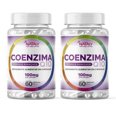 Imagem de 2unid Coenzima Q10 100% Pura 100mg Por Porção 60 Caps Nataly