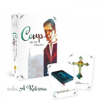 Imagem de Coup + Expansão "A Reforma" - Jogo de Cartas - Grok