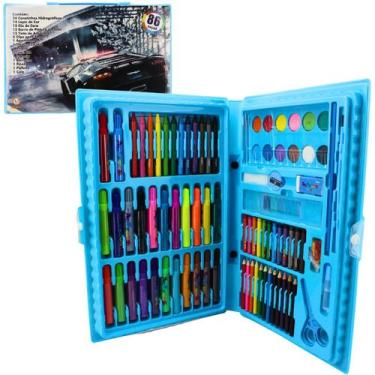 Imagem de Maleta para pintura infantil com alça + desenhos 86 pcs  - MSB PRESENT