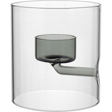 Imagem de CASTIÇAL BOROSSILICATO 11x12x12cm PORTA VELA DECORATIVO - NH, Material