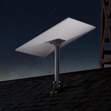 Imagem de Starlink Gen 3 Kit de montagem de teto pivô para Starlink Gen 3, montagem de poste ajustável de 40,6 cm para suporte de prato padrão V3