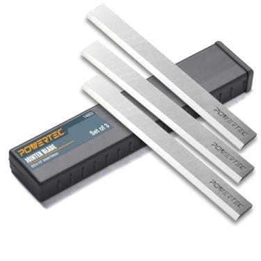 Imagem de POWERTEC Lâminas de junção de 15,5 cm para juntas Ridgid JP06000, JP06101, JP0610, substituição para facas de junção AC8600, JE08008, conjunto de 3 (148020)