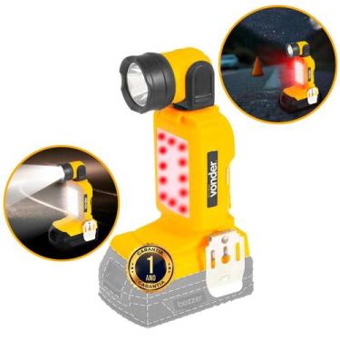 Imagem de Lanterna De Led Intercambiável 18v Vonder Sem Bateria e Carregador