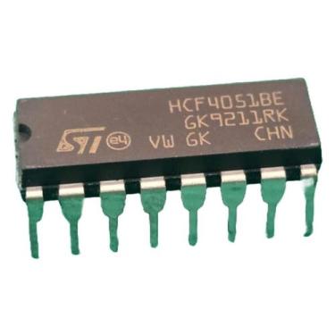 Imagem de 10x Circuito Integrado Cd4051be = Cd4051 = Hcf4051 St