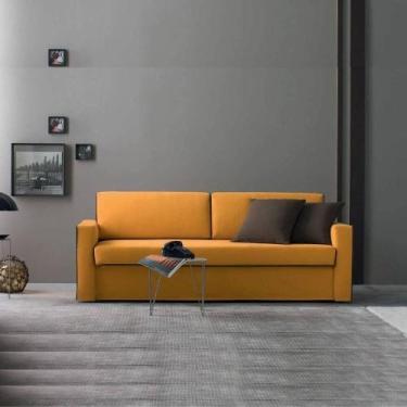 Imagem de Sofá 2 Lugares 1,80m - ROS003 - SOFÁ DIRETO DA FÁBRICA, mostarda