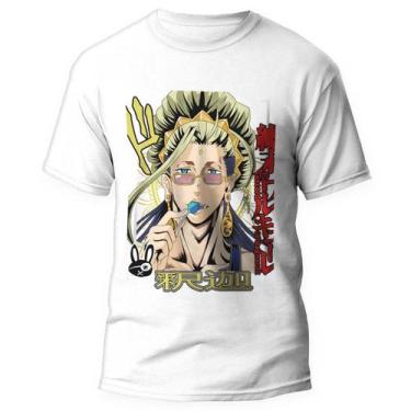 Imagem de Camiseta Camisa Record Of Ragnarok Anime 1 - Kamisetas Otaku, Branco, 