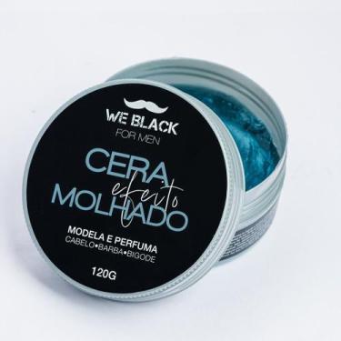 Imagem de Cera De Cabelo Masculino Profissional Efeito Molhado WE BLACK 120g - F